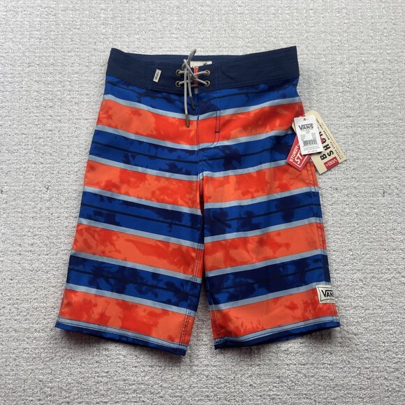 Vans Mens Windlass Swim Surf Boardshorts Youth Boys Sz 24 Beach Surf Skater NWT* - Picture 1 of 9
